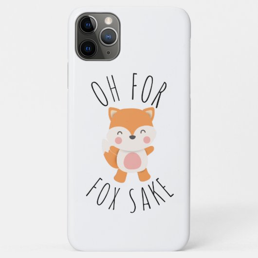 Coques Case-Mate iPhone Oh pour Fox Sake (Dos)