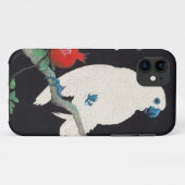 Coques Case-Mate iPhone Ohara Shoson, Cacatoès et Grenade ukiyo-e (Dos (Horizontal))