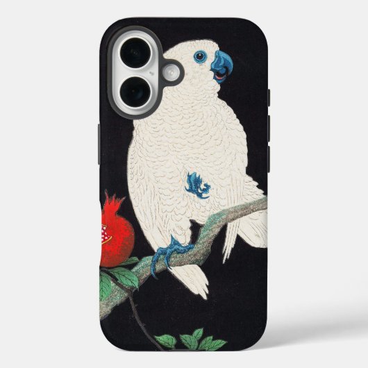 Coques Case-Mate iPhone Ohara Shoson, Cockatoo et grenade ukiyo-e (Verso)
