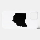 Coques Case-Mate iPhone Ohio en noir et blanc (Verso (horizontal))