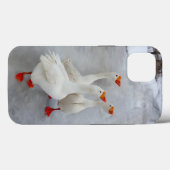 Coques Case-Mate iPhone Oie blanche (Verso (horizontal))