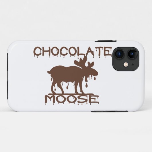 Coques Case-Mate iPhone Oie Chocolatée (Dos (Horizontal))