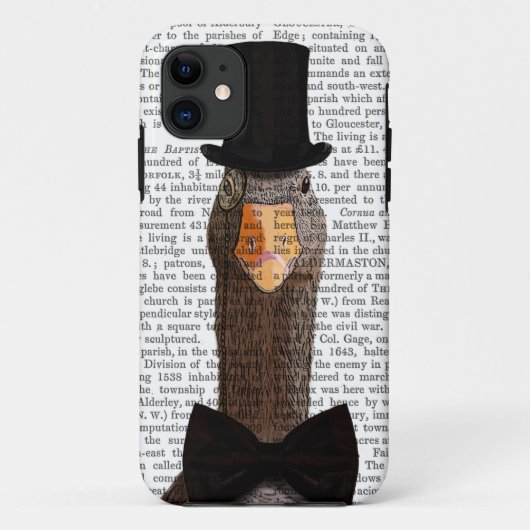 Coques Case-Mate iPhone Oie distinguée 2 (Dos)