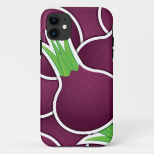 Coques Pour iPhone Oignons violets funky
