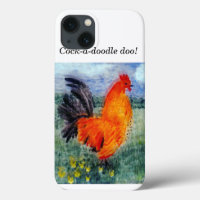 Oiseau Art Rooster Poulet Drôle