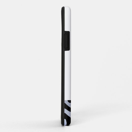 Coques Case-Mate iPhone Oiseau bleu caricature (Dos/Droite)