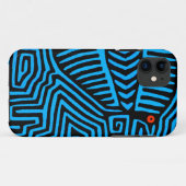 Coques Case-Mate iPhone Oiseau bleu de l'Indien Kuna (Dos (Horizontal))