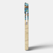 Coques Case-Mate iPhone Oiseau Brown et bleu sur une branche (Verso / Gauche)