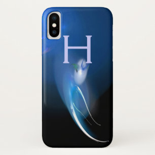 COQUE Case-Mate POUR iPhone OISEAU CLAIR EN MONOGRAM BLEU
