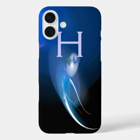 COQUES Case-Mate iPhone OISEAU CLAIR EN MONOGRAM BLEU (Verso)