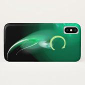 COQUES Case-Mate iPhone OISEAU CLAIR EN MONOGRAM VERT (Dos (Horizontal))