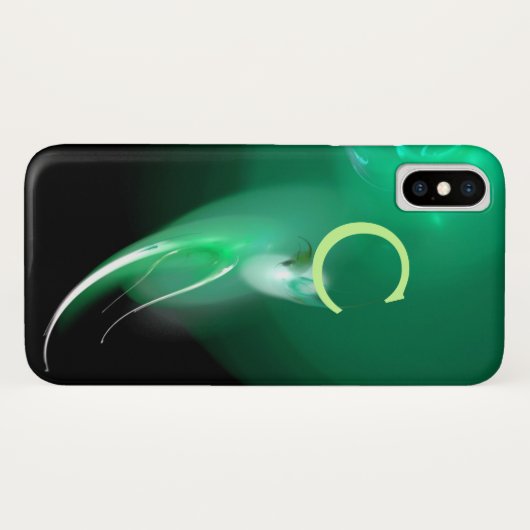 COQUES Case-Mate iPhone OISEAU CLAIR EN MONOGRAM VERT (Dos (Horizontal))