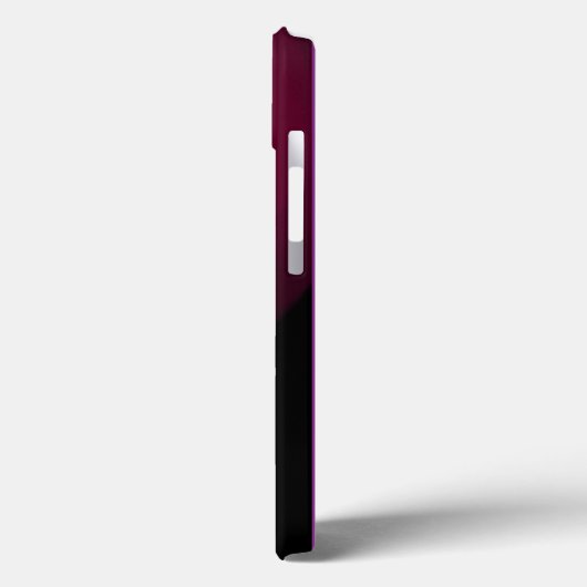COQUES Case-Mate iPhone OISEAU CLAIR / FUCHSIA ROSE NOIR MONOGRAMME ABSTRA (Verso / Gauche)