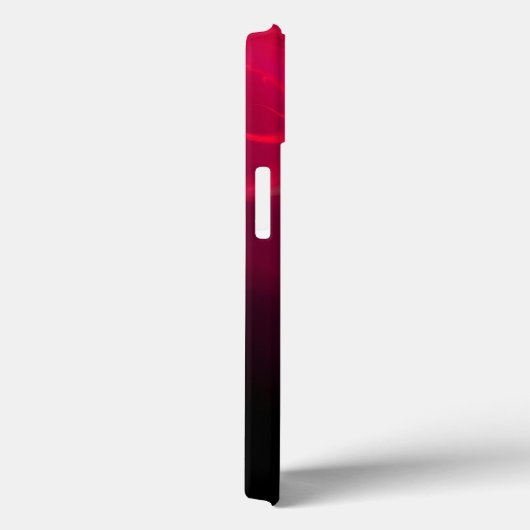 COQUES Case-Mate iPhone OISEAU CLAIR / FUCHSIA ROSE NOIR MONOGRAMME ABSTRA (Verso / Droite)