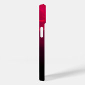 COQUES Case-Mate iPhone OISEAU CLAIR / FUCHSIA ROSE NOIR MONOGRAMME ABSTRA (Verso / Droite)