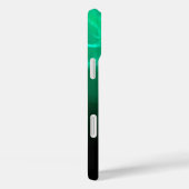 COQUES Case-Mate iPhone OISEAU CLAIR / MONOGRAMME ABSTRAIT NOIR ET VERT (Verso / Droite)