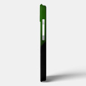 COQUES Case-Mate iPhone OISEAU CLAIR, MONOGRAMME ABSTRAIT VERT NOIR (Verso / Gauche)