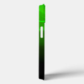 COQUES Case-Mate iPhone OISEAU CLAIR, MONOGRAMME ABSTRAIT VERT NOIR (Verso / Droite)
