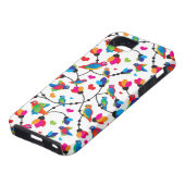 Coques Case-Mate iPhone oiseau coloré mignon de perroquet (Bas)