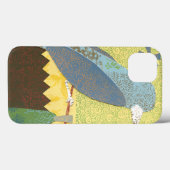Coques Case-Mate iPhone Oiseau coloré sur fil (Verso (horizontal))