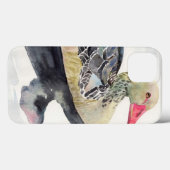 Coques Case-Mate iPhone Oiseau d'aquarelle d'aspiration de main, canard (Verso (horizontal))