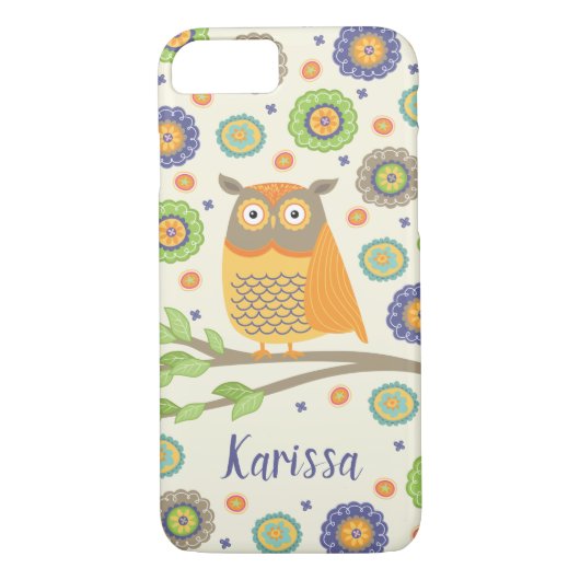 Coques Case-Mate iPhone Oiseau de chouette (Dos)