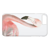 Coques Case-Mate iPhone Oiseau de Flamant rose tropical (Dos (Horizontal))