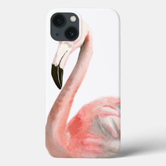 Coques Case-Mate iPhone Oiseau de Flamant rose tropical (Verso)