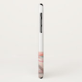 Coques Case-Mate iPhone Oiseau de Flamant rose tropical (Dos/Gauche)