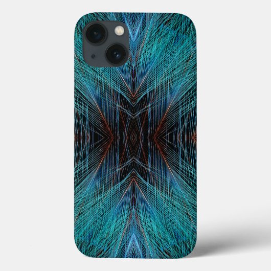Coques Case-Mate iPhone Oiseau De Paradies Conception De Plumes Fractales (Verso)