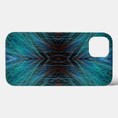 Coques Case-Mate iPhone Oiseau De Paradies Conception De Plumes Fractales (Verso (horizontal))