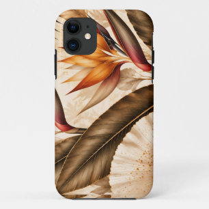 Case-Mate iPhone Case Oiseau de Paradis Élégant & Art Botanique Ginkgo