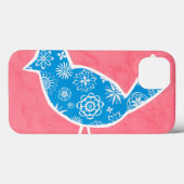 Coques Case-Mate iPhone Oiseau décoratif avec des motifs sur l'arrière - (Verso (horizontal))