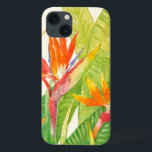Coques Pour iPhone Oiseau des fleurs | du paradis tropical<br><div class="desc">Artiste tropical des fleurs 2 d'aquarelle : Tim OToole</div>
