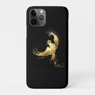 Case-Mate iPhone Case Oiseau d'or sur Arrière - plan noir