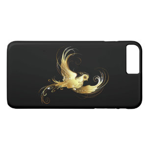 Case-Mate iPhone Case Oiseau d'or sur Arrière - plan noir