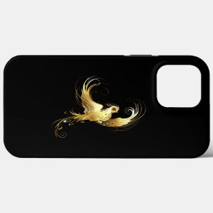 Case-Mate iPhone Case Oiseau d'or sur Arrière - plan noir