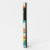 Coques Case-Mate iPhone Oiseau du paradis et du motif d'orchidée (Dos/Gauche)