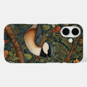 Coques Case-Mate iPhone Oiseau élégant rétro de la forêt  (Verso (horizontal))