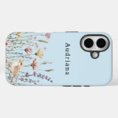 Coques Case-Mate iPhone Oiseau en fleurs (Verso (horizontal))