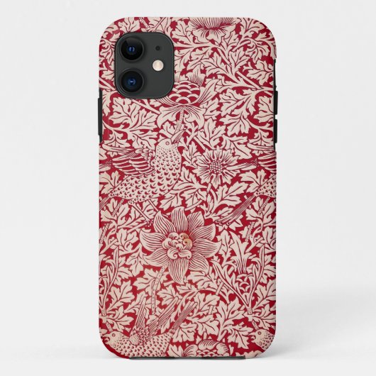 Coques Case-Mate iPhone Oiseau et anémone de William Morris (Dos)