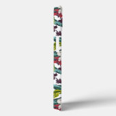 Coques Case-Mate iPhone Oiseau et motif de fleur exotique (Verso / Droite)