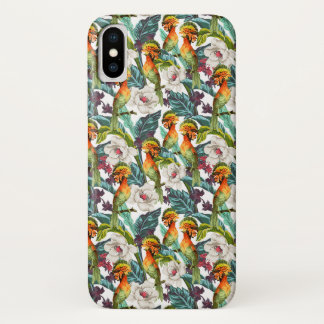 Etui iPhone Case-Mate Oiseau et motif de fleur exotique
