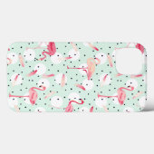Coques Case-Mate iPhone Oiseau Flamant rose Avec Plumes (Verso (horizontal))
