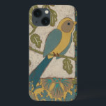 Etui iPhone 13 Oiseau jaune et bleu Turquoise perché sur une bran<br><div class="desc">Cette belle peinture d'un oiseau jaune et bleu turquoise sur une branche s'adapterait parfaitement à n'importe quel produit Zazzle. Le tableau de Chariklia Zarris,  inspiré du collage,  est composé de nombreux motifs,  fleurs et feuilles différents. Commandez aujourd'hui !</div>