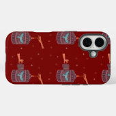 Coques Case-Mate iPhone Oiseau libre Cage à oiseaux | Art folklorique Main (Verso (horizontal))