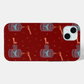 Coques Case-Mate iPhone Oiseau libre Cage à oiseaux | Art folklorique Main (Verso (horizontal))