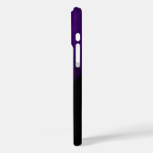 COQUES Case-Mate iPhone OISEAU LUMIÈRE DANS LE MONOGRAMME PURPLE (Verso / Gauche)
