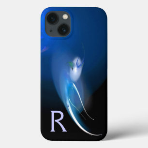 Case-Mate iPhone Case OISEAU LUMIÈRE EN MONOGRAM BLEU Coque-coque iphone