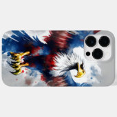 COQUES Case-Mate iPhone OISEAU PATRIOTIQUE AMÉRICAINE DE BALD EAGLE (Verso (horizontal))